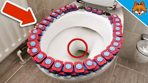 Throw a Dishwashing Tab in the Toilet and WATCH WHAT HAPPENS💥(Surprising)🤯