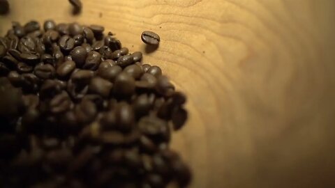 Beachfront B Roll Coffee Beans Left Justified Free to Use HD Stock Video Footage