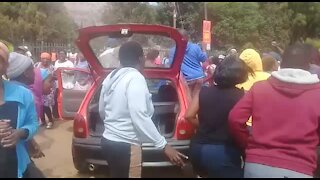 SOUTH AFRICA - Pretoria - Gomorrah Informal Settlement Protest (video) (utY)