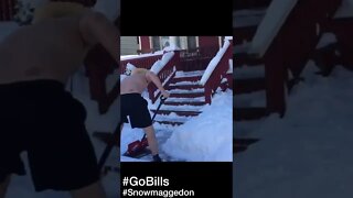 Buffalo Snowmageddon Tribute to #joshallen #gobills #billsmafia #cityofgoodneighbors #40minsnotcold