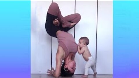 Funny Mommy and baby moments 🥰- Cute Baby Video
