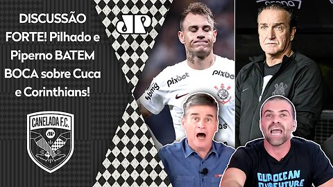 O PAU QUEBROU! "A LACRAÇÃO TIROU o Cuca do Corinthians e..." Pilhado e Piperno têm FORTE DISCUSSÃO!