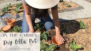 Spring Garden Update| DIY Olla Watering Pot