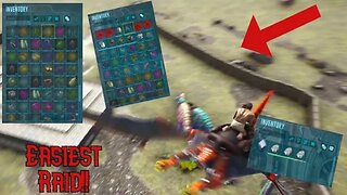 ARK Small Tribes Unofficial PvP Ep 3 - Easiest Raid EVER! With Insane Loot | Acadia