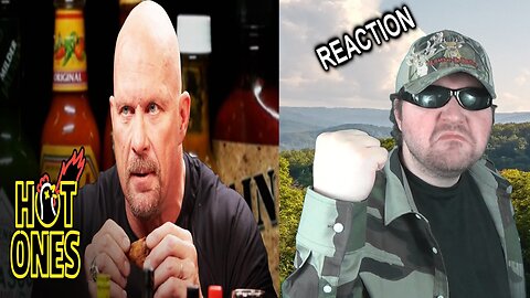 Stone Cold Steve Austin Puts The Stunner On Spicy Wings - Hot Ones (First We Feast) - Reaction! (BBT)