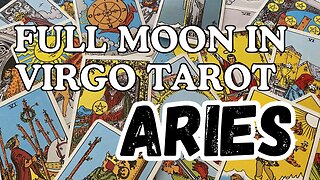 Aries♈️- Hear me roar! Full Moon 🌕 in Virgo tarot reading #aries #tarotary #fullmooninvirgo #tarot