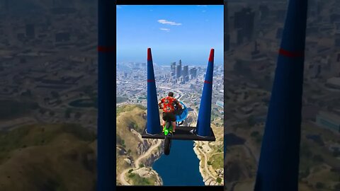 THE MOST INSANE STUNTS ON MOUNT CHILIAD - GTA 5! #shorts #gta5 #shortsfeed | TECHNO GAMERZ GTA 5