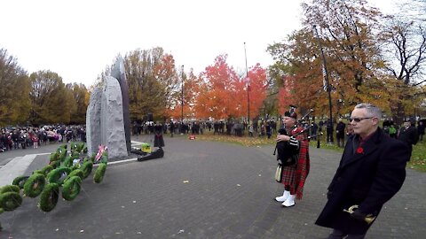 Nov 11 2021 - Remembrance Day gathering - Kelowna BC