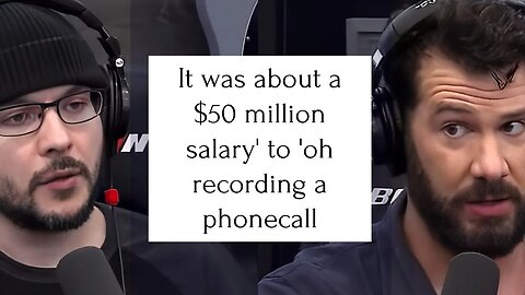Steven Crowder, On Recording Jeremy Boreing During Contract Negotiations