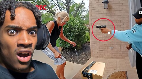 Karen Tries To Steal My Package Then Gets INSTANT KARMA! | Vince Reacts