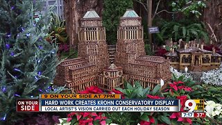 Meet the artists behind Krohn Conservatory's holiday displays