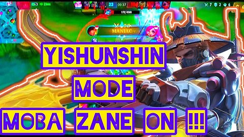 YI SHUN SHIN MODE MOBA ZANE ON !!! KUFRA KIBOY NI BOSS ! SENGGOL DONG | MOBILE LEGENDS