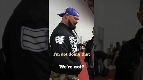 Luke Gallows WWE scared away by scale