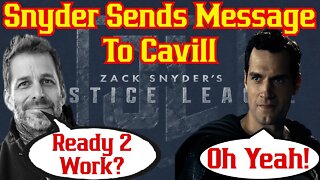 Zack Snyder Reveals THIS To Henry Cavill! Future In The DCU After All?