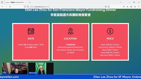 Ellen Lee Zhou for Mayor Embrace Love for God Life Family and Country