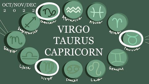 EARTH SIGNS: Virgo / Taurus / Capricorn 🪨 The Next 3 Months (Oct, Nov, Dec) — Catching Yourself in a Pattern! In The Meantime You May be Being Gifted. Dare We Call This a “Warning Reading”?