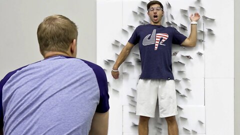 Card Throwing Trick Shots - Dude Perfect