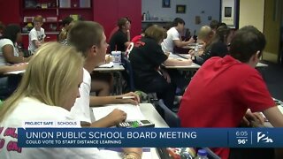 Union Public School Board could vote to start distance learning