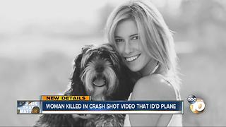 Woman killed in crash shot video that identified plane