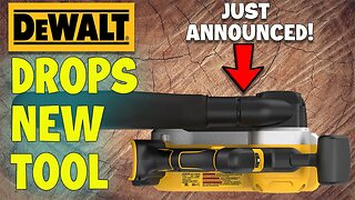 Dewalt announces their newest cordless wood working tool