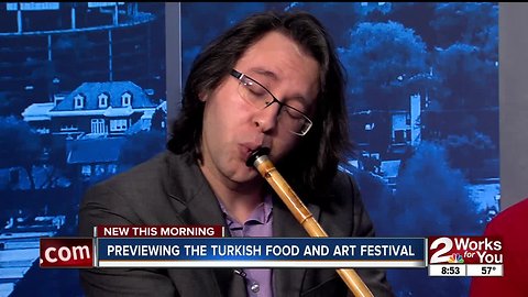 Soner plays the ney to preview Tulsa's Turkish Festival