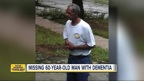 Missing Endangered Adult: Tampa police search for 60-year-old Tampa man with dementia