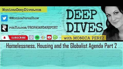 Homelessness, Housing and the Globalist Agenda Part 2 I Deep Dives with Monica Perez Podcast
