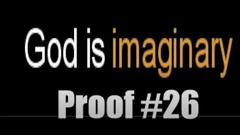 God is imaginary - Proof #26 - Notice that the Bible's author is not "all-knowing"
