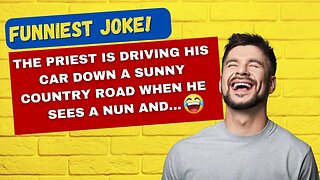 TODAY'S FUNNIEST JOKE 🤣 He was driving his car down a sunny country road when.... #jokes #ajokeaday