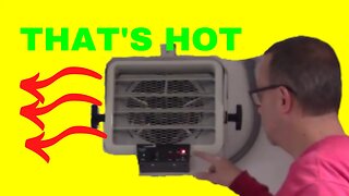 DIY Dr Heater electric garage workshop heater install