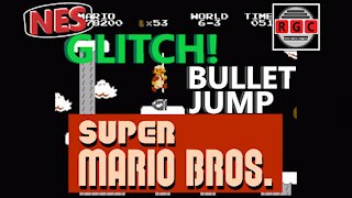 Super Mario Bros. - Glitch - Bullet Jump - Retro Game Clipping