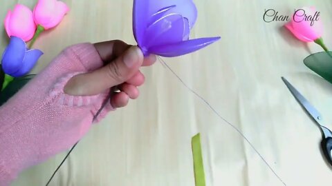How to Make Nylon Stocking Flowers "Tulips" || Tutorial Bunga Stoking Tulip