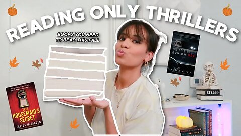 reading only thriller books for a week! ~weekly reading vlog~ *I FOUND A NEW 5 STAR READ 🤭*