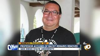 SDSU professor accused of racist remarks