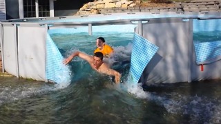 Swimming Pool Flood Fun!