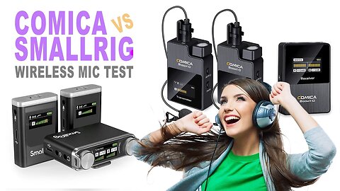Comica vs SmallRig Wireless Microphone Side by Side Test
