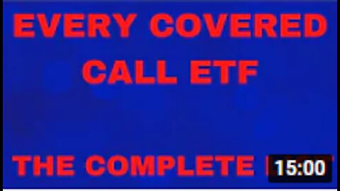 Every Covered Call ETF (QYLD, JEPI, NUSI & More) - The Complete List
