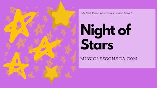 Piano Adventures Lesson Book C - Night of Stars