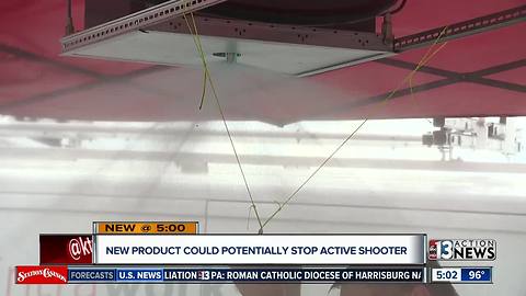 New product coming to Las Vegas to stop active shooters