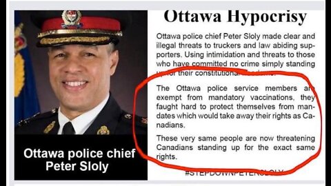 UnVaccinated Ottawa Canada Cops - Arrest People For Bringing Gas & Supplies