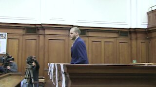 Triple family murder-accused Henri van Breda in the dock (k5L)