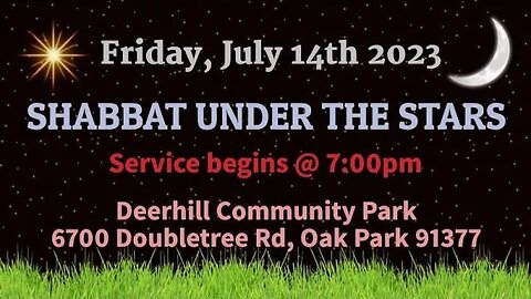 Shabbat Under the Stars