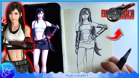 How to Draw Tifa from Final Fantasy 7 Rebirth