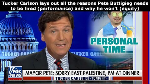 Tucker exposes Mayor Pete... again