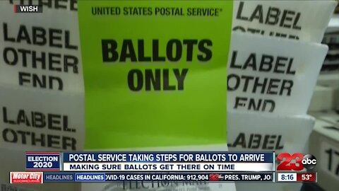 Postal Service taking steps to deliver ballots on time