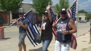 "Back the Blue" supporters rally around Green Bay Police Department