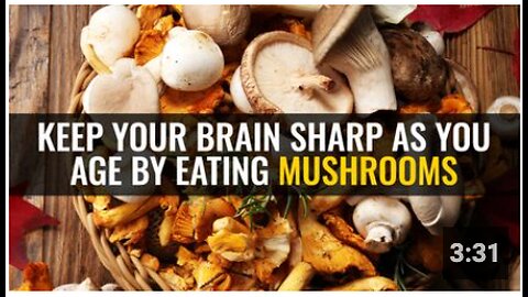 Keep your brain sharp as you age by eating mushrooms