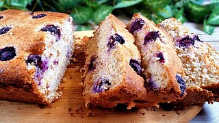 Do you have oats and blueberries? Make this incredibly delicious dessert! Healthy and easy