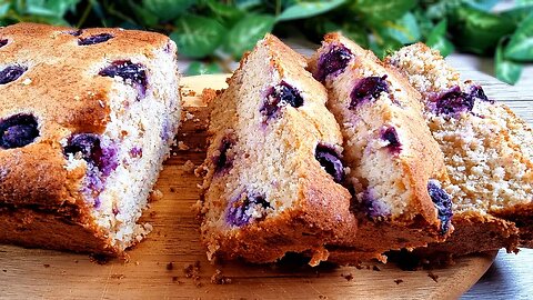 Do you have oats and blueberries? Make this incredibly delicious dessert! Healthy and easy