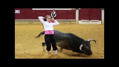 Bullfighting funny videos awesome girls bullfighting festival #11